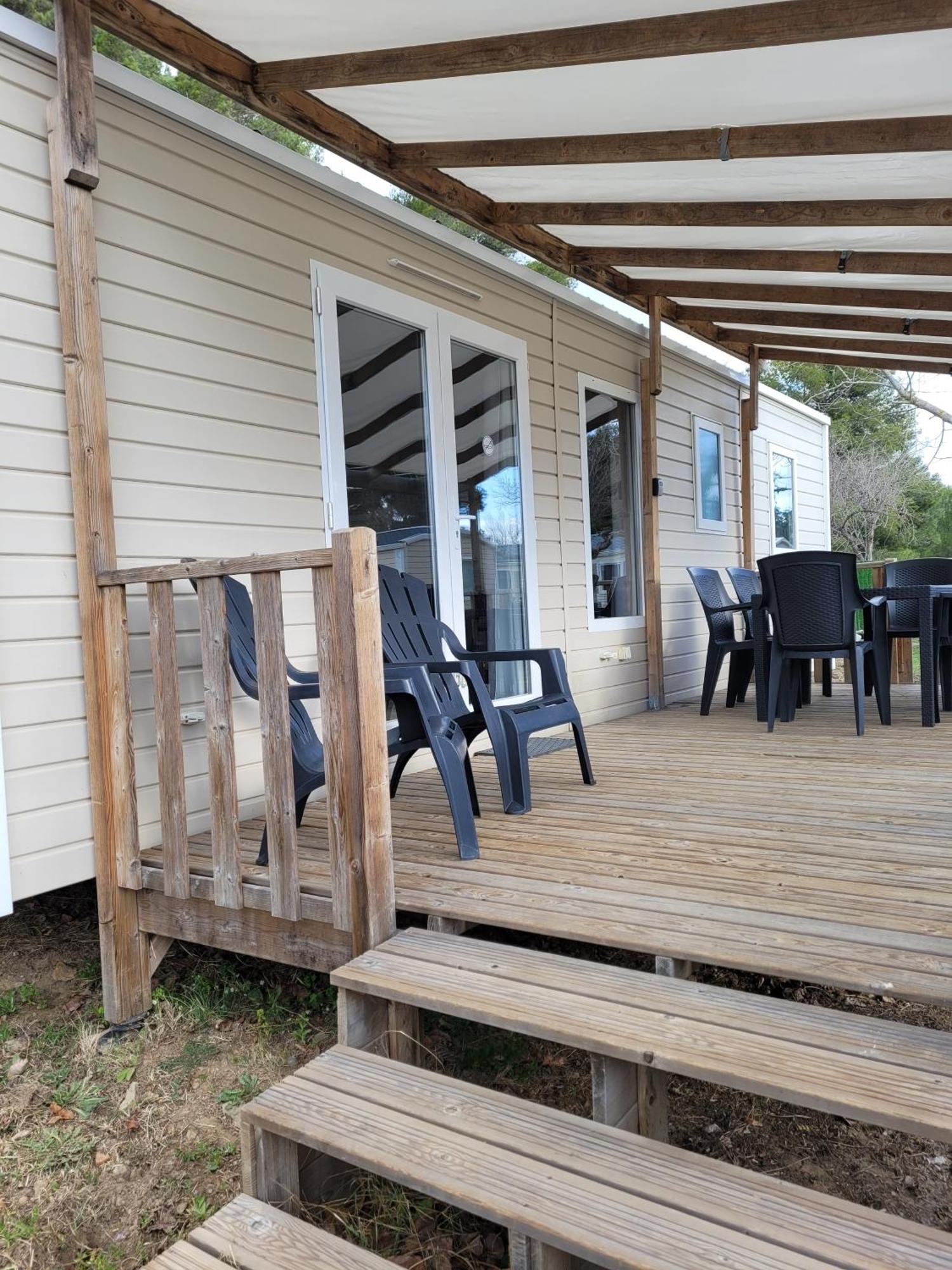 Mobilhome Clim Tele La Falaise 4 Etoiles Narbonne Dış mekan fotoğraf